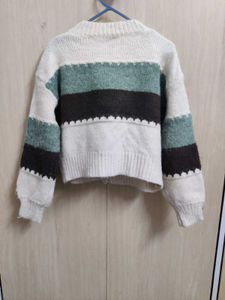 Cozy Striped Knit Cardigan