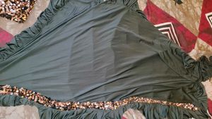 Sparrkling readymade pleated saree