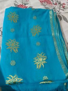 Beautiful Blue Saree