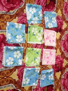 Pack Of 10 Baby Boys And Girls Soft Handkerchief