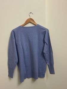 Light Blue V-Neck Cardigan