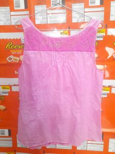 Pretty Pink Cotton Kurta Top