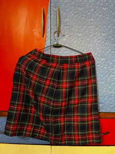 Checked Skirt