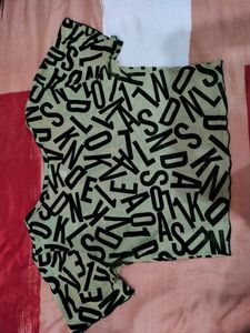 Printed Crop Top