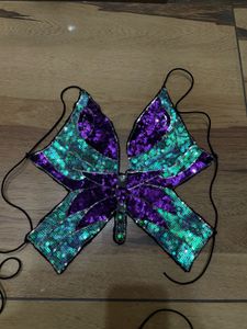 trendy butterfly backless top