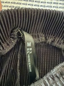 Pleated Black Shorts