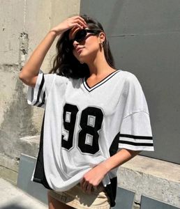 SAVANA Oversized White jersey'98