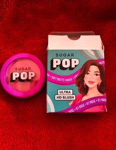 SUGAR POP Ultra HD Blush 01 Rose - 10 gms - Richly