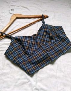 Checkered Crop Top(fixed price)