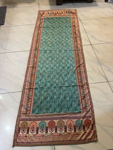 Woolen Printed Kurta Set with Shawl