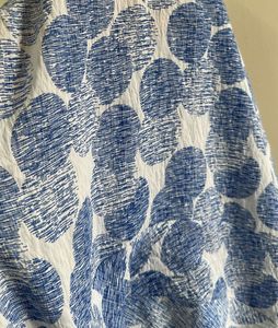 Blue &amp; White Polka Dot Top
