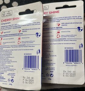 Nivea Cherry Shine Lip Balm Pack 2