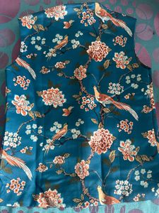Floral Print Boy's Waistcoat