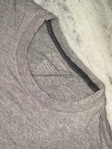 Men's Grey Basic T-Shirt