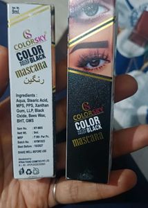 Color Sky Intense Black Mascara pack of 2