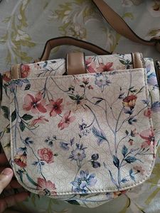 Floral Print Crossbody Bag