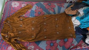 Elegant Mustard kurti with Embellishments