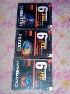 JEE Main Chemistry, Physics, Maths Books