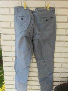 Men's Light Blue Casual Pants