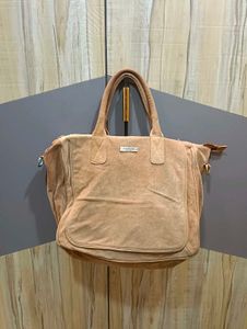 Suede Tote Bag