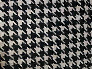 Houndstooth Puff Sleeve Top