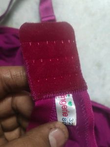 Cotton Bra Lingerie Purple Colour Size 32