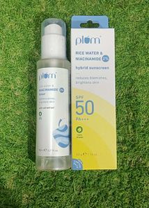 Plum Combo Of Toner & Sunscreen