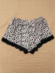 Cute Leopard Print Pajama Shorts