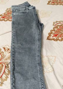 Stylish Grey Denim Jeans