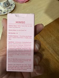 Miniso Pinkie Pie Lip and Cheek Tint
