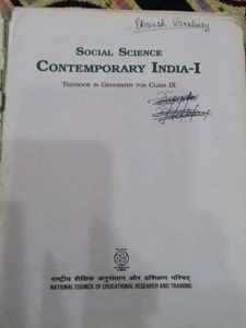 Contemporary India-I Textbook geography Class 9
