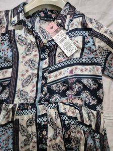 Bohemian Print Kurti cum Dress (Size M)
