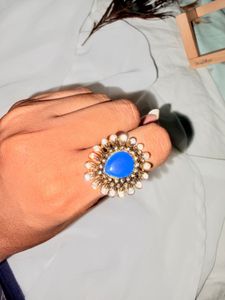 Stunning Blue Gemstone Ring