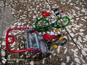 Single Wire Wrapped Cycle Decor