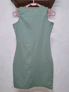 Sleeveless Mint Green Bodycon Dress