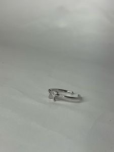 Cute Bow Ring with Crystal Accent