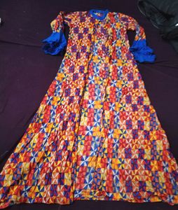 Multi Colour Long Flair Shrug