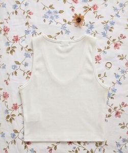 Shein V-Neck Crop Tank Top