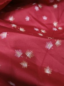 1.5 Metre Blood Red Colour Cotton Material