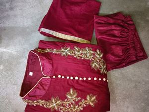 Beautiful Chocolate Colur Soft Net Anrkali Set🤎🤎