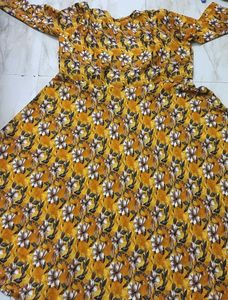 Combo Floral kurti with sequence.