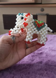 Cute Little Beaded Elephant Toy Decorations🐘