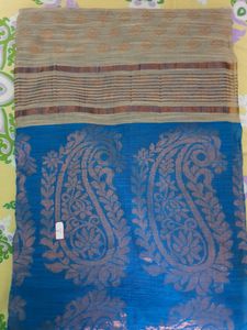 blue colour saree