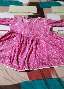 pink sharara set