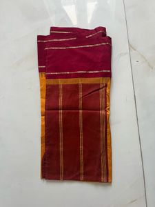 Mustard Red Ethnic Skirt with Dupatta