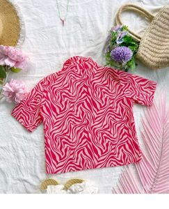 Vibrant Pink Zebra Print coord set