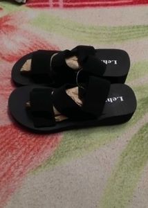 Black Platform Sandals