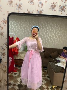 Pink Lace and Tulle Dress❤️🧚🏻‍♀️🎀