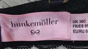 Hunkemoller Black Lace Longline Bra