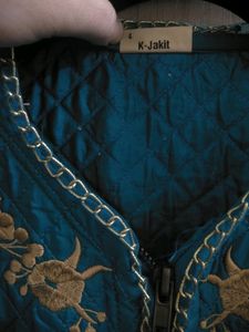 Blue-green Fleece Jacket
